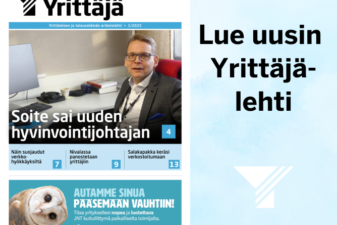 Keski-Pohjanmaan Yrittäjä -lehden kansi 1-2025.