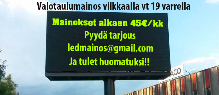 Alahärmän valotaulu