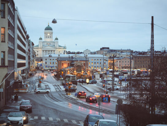 Helsingin keskusta-alue.