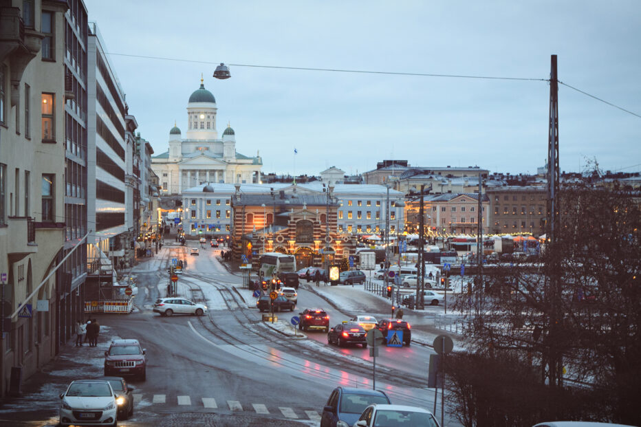 Helsingin keskusta-alue.