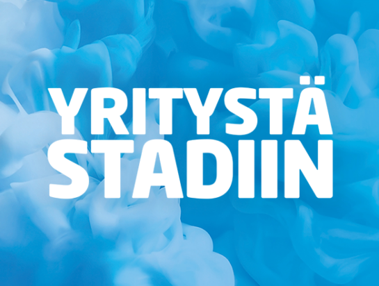 Yritystä Stadiin -tapahtuman logo.