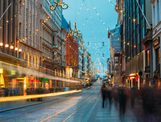 Helsingin Aleksanterinkatu.