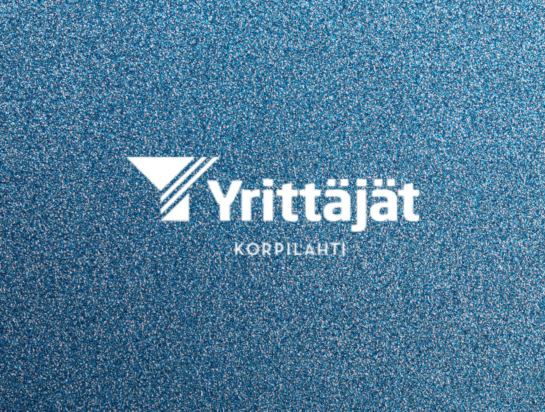 Kimallekuva, jossa Korpilahden Yrittäjien logo