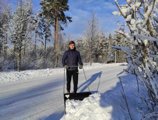 Nuori yrittäjä Lasse Uutela