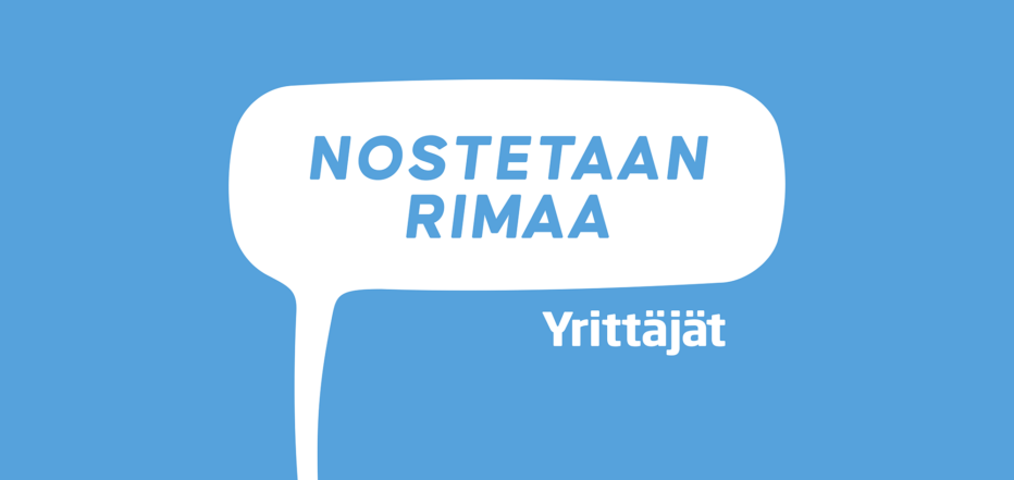 Nostetaan rimaa -tunnus.