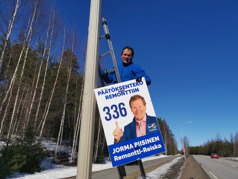 Jorma Piisinen vie eduskuntaan yrittäjän ääntä.