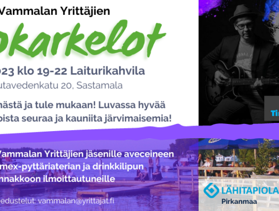 Vammalan Yrittäjien Elokarkelot Laiturikahvilalla - Marilii