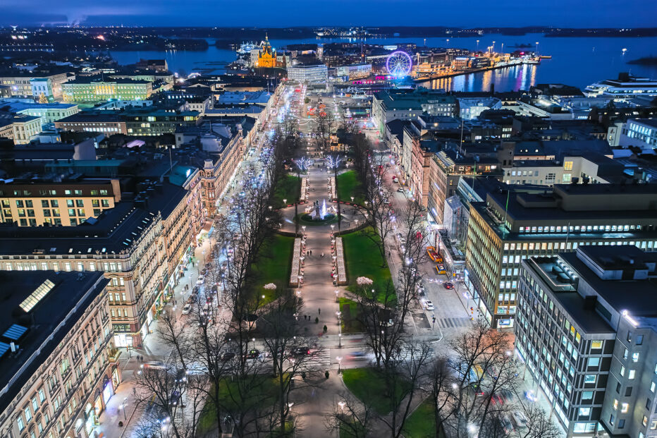 Esplanadi Helsingissä.