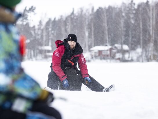 Tomi Gullsten löytää avun stressiin pilkillä