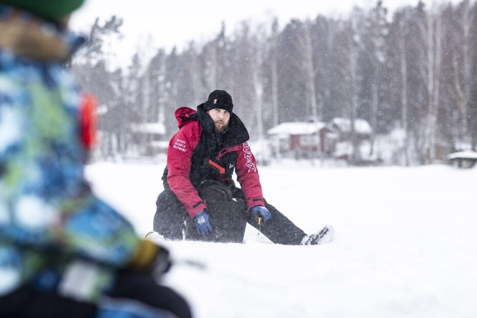 Tomi Gullsten löytää avun stressiin pilkillä