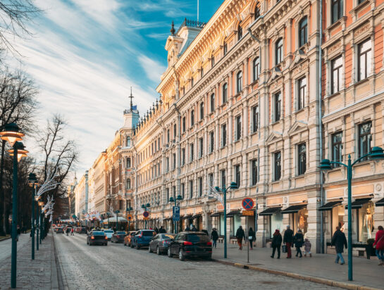 Esplanadi Helsingissä.