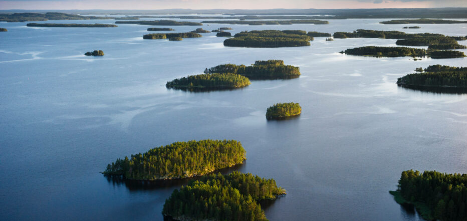 Kallavesi ilmasta, kuvaaja Juha Määttä