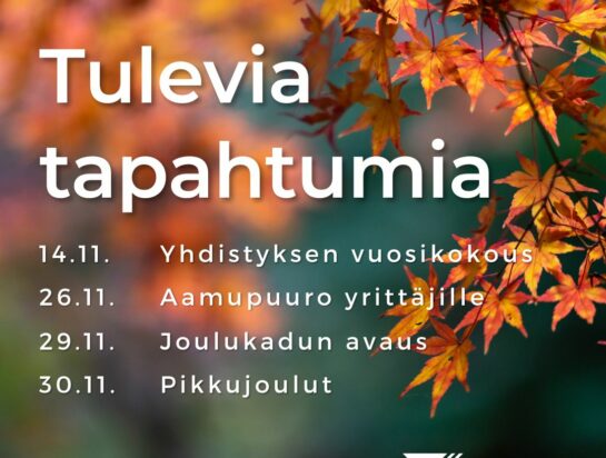 Juvan Yrittäjien tulevia tapahtumia