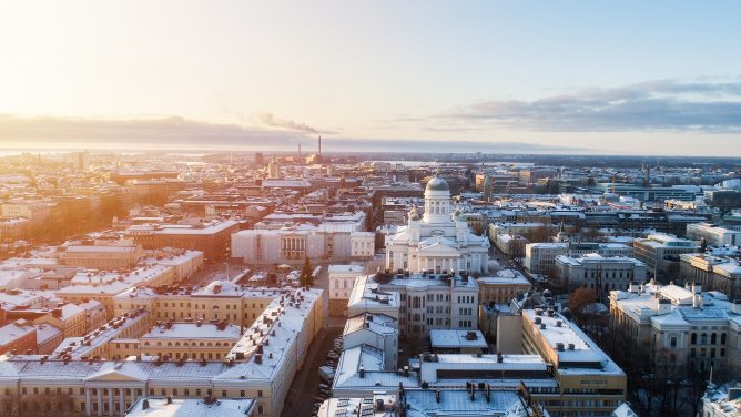 Kuvituskuva Helsingistä.